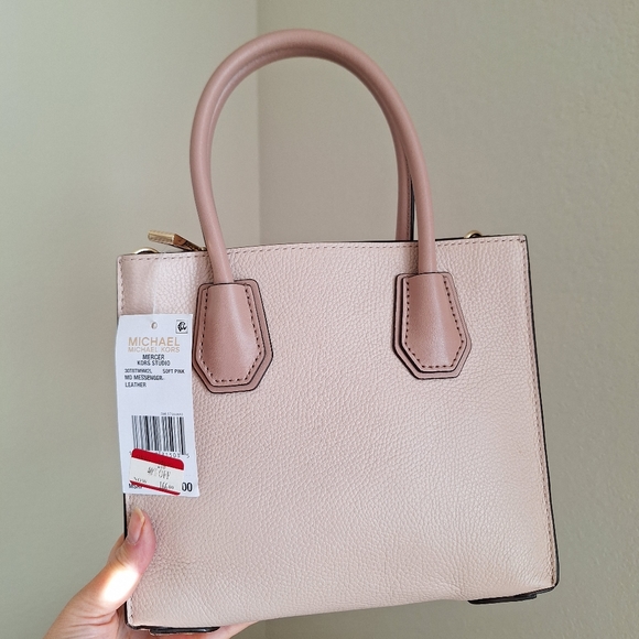 Michael Kors Mercer Median Accordion Messenger Tote  New Without Shoulde… - Picture 7 of 9
